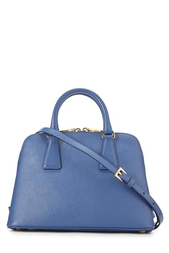Prada,  Blue Saffiano Promenade Mini, Blue