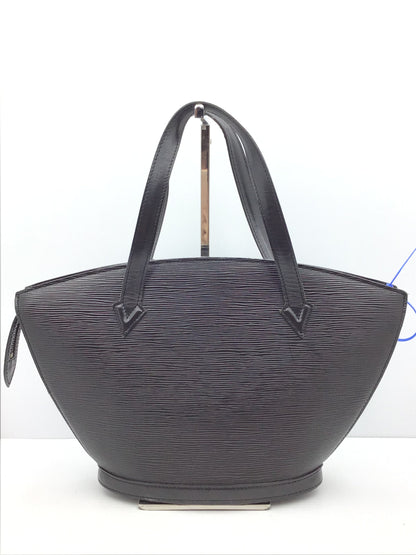Epi Noir Saint Jacques Shopping Tote By Louis Vuitton  Size: Medium