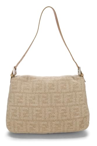 Fendi,  Beige Zucca Wool Mama, Beige