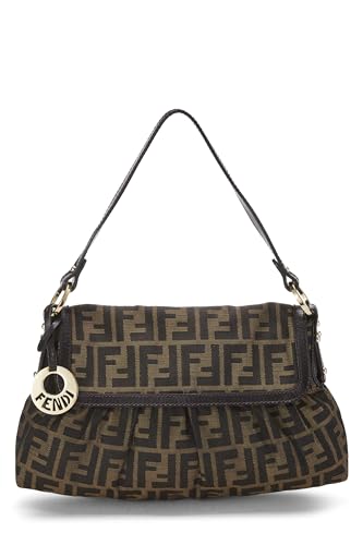 Fendi,  Brown Zucca Canvas Chef Small, Brown