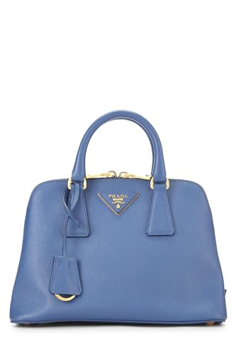 Prada,  Blue Saffiano Promenade Mini, Blue