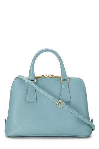 Prada,  Blue Saffiano Promenade Small, Blue