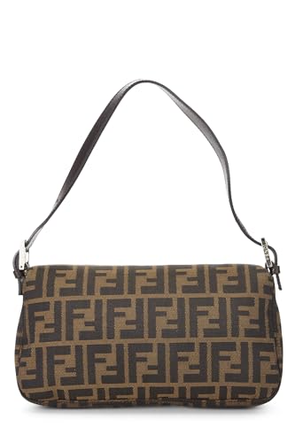 Fendi,  Brown Zucca Canvas Baguette, Brown