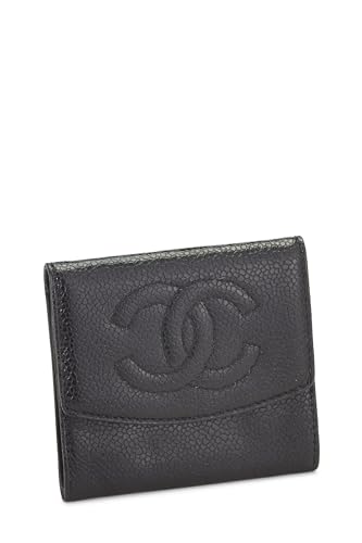 Chanel,  Black Caviar Timeless 'CC' Coin Purse, Black