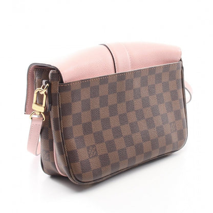 Louis Vuitton Pink Clapton Crossbody Bag Damier and Leather PM