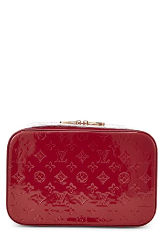 Louis Vuitton,  Red Monogram Vernis Vanity GM, Red