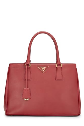 Prada,  Red Saffiano Executive Tote Medium, Red