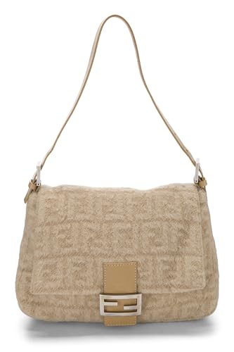 Fendi,  Beige Zucca Wool Mama, Beige