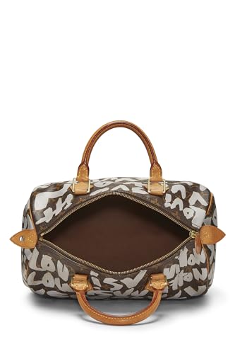 Louis Vuitton,  Stephen Sprouse x Louis Vuitton Monogram Grey Graffiti Speedy 30, Grey