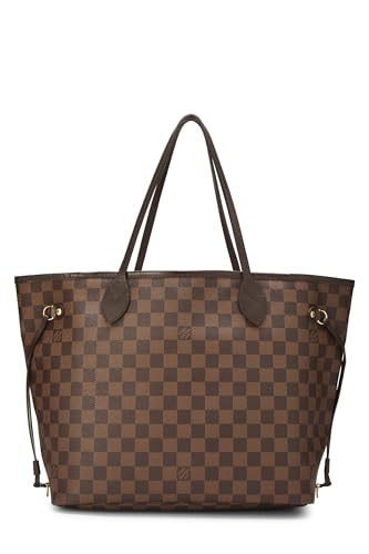 Louis Vuitton,  Pink Damier Ebene Neverfull MM NM, Pink