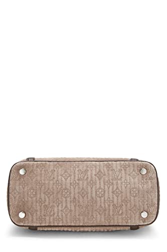 Louis Vuitton,  Brown Monogram Suede Antheia Ixia PM, Grey