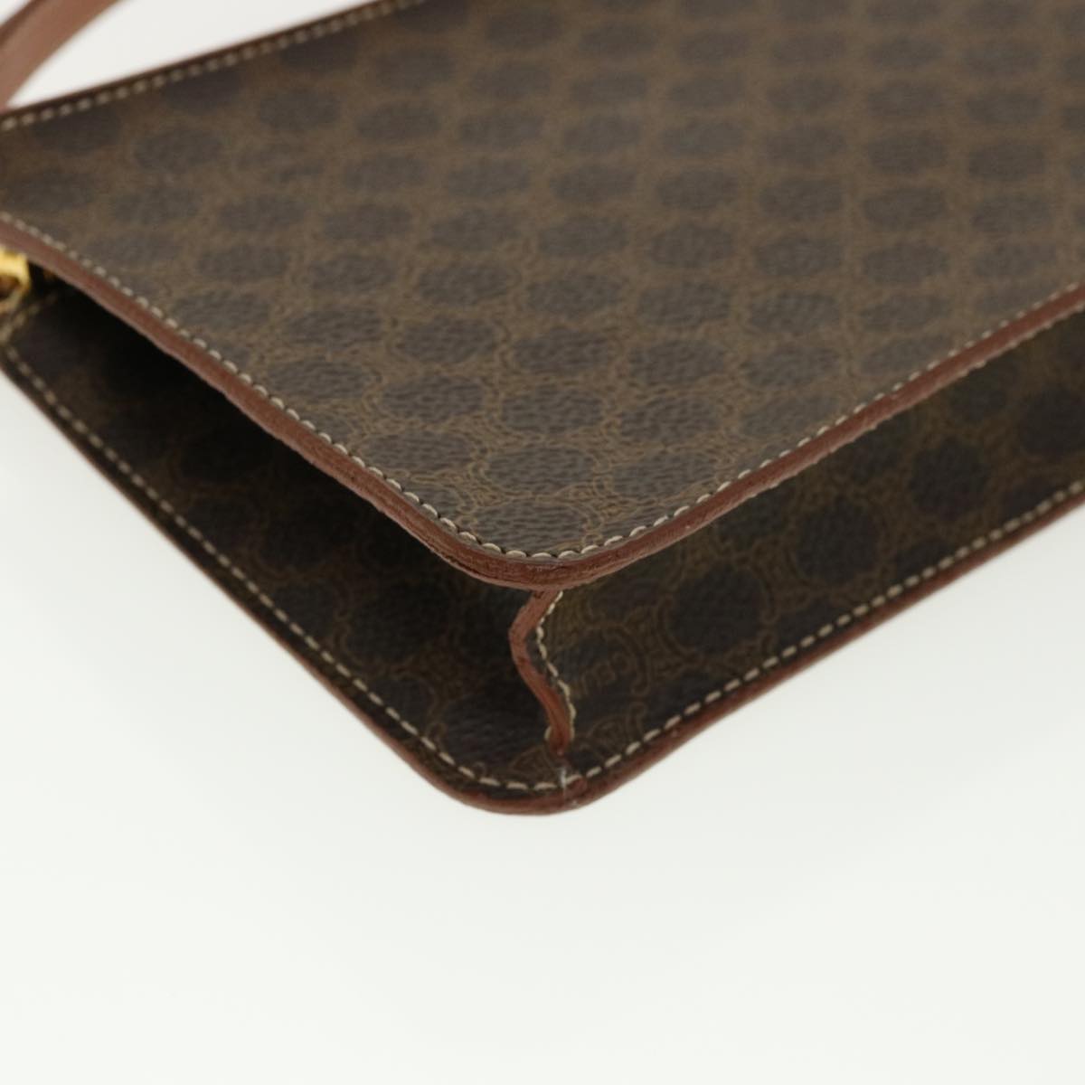 Celine Macadam Canvas Accessory Pouch Brown  32096A
