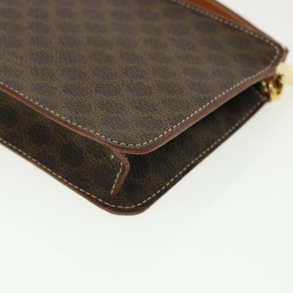 Celine Macadam Canvas Accessory Pouch Brown  32096A