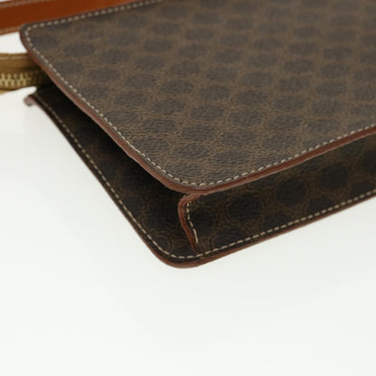 Celine Macadam Canvas Accessory Pouch Brown  32096A