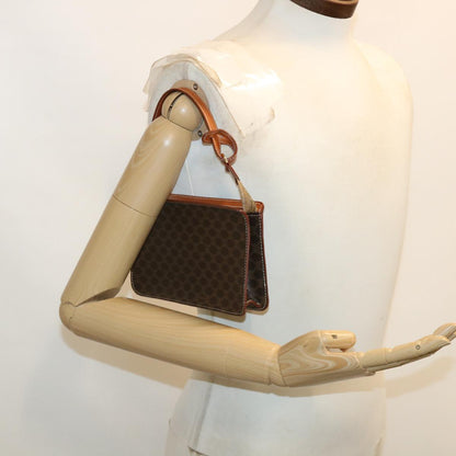 Celine Macadam Canvas Accessory Pouch Brown  32096A