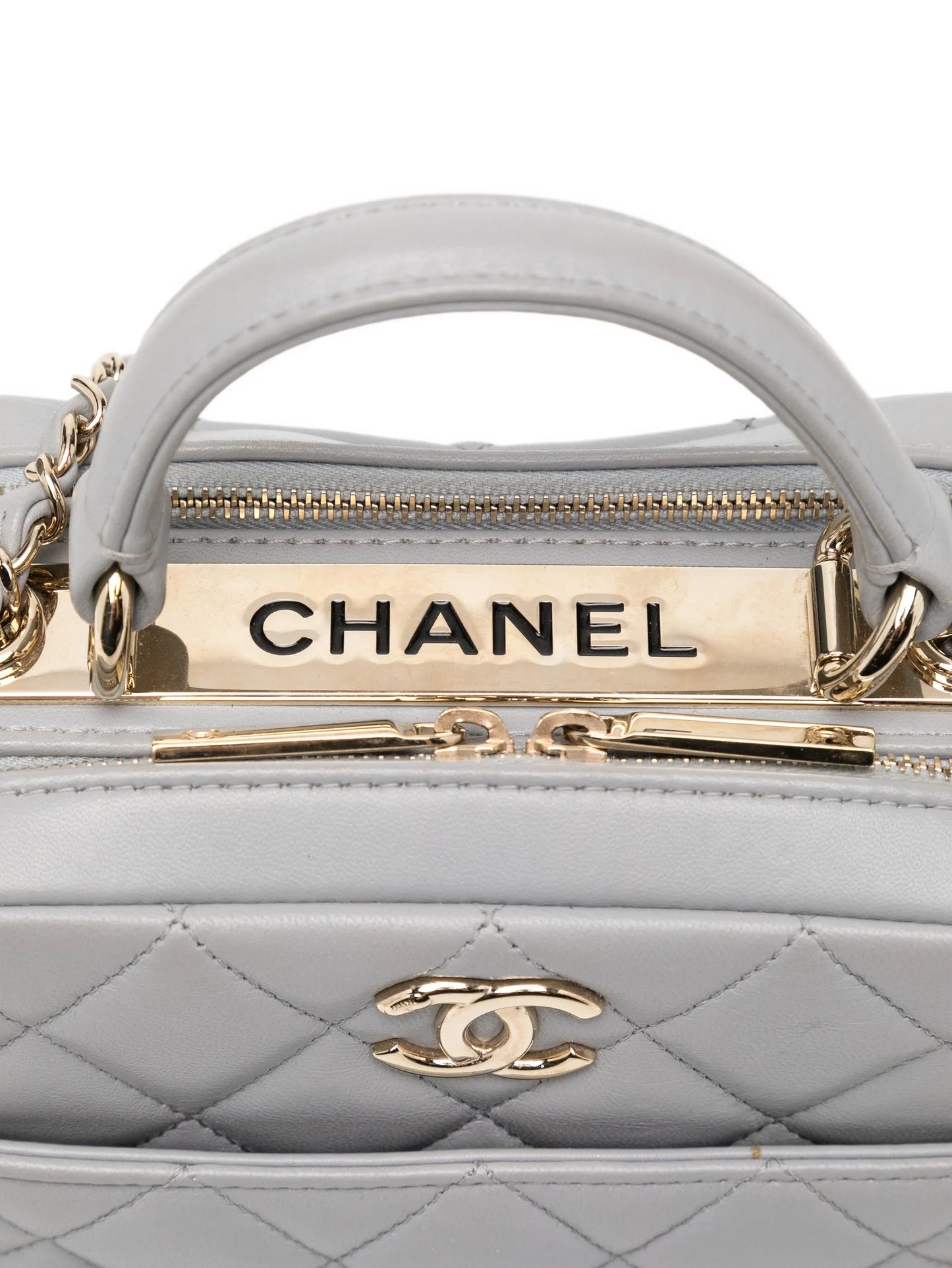 Mini Trendy CC Bowler Bag Grey