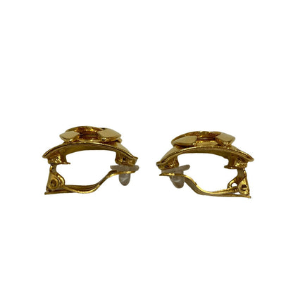 CHANEL Earring Gold Plated gold