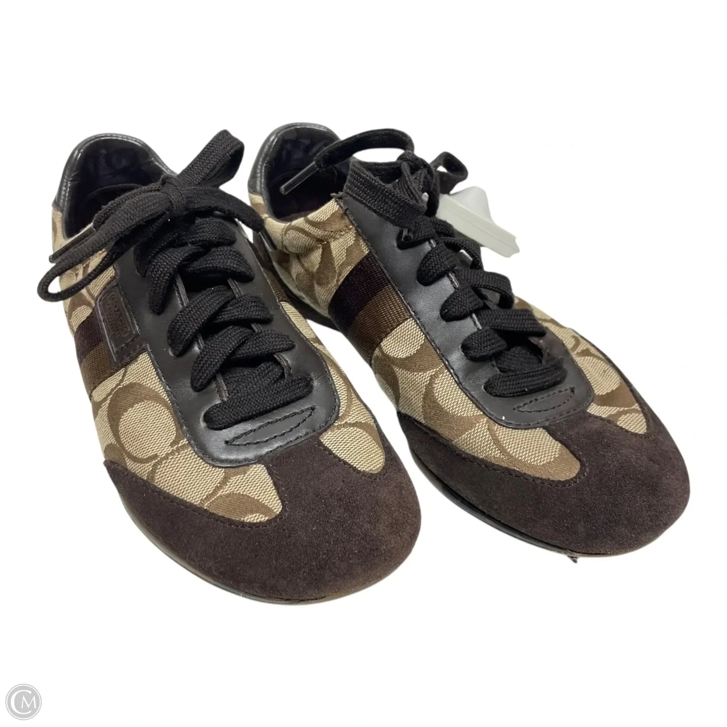 Shoes Designer By Coach In Brown & Tan, Size: 6