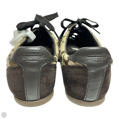 Shoes Designer By Coach In Brown & Tan, Size: 6