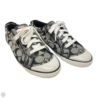 Shoes Designer By Coach In Black & White, Size: 6.5