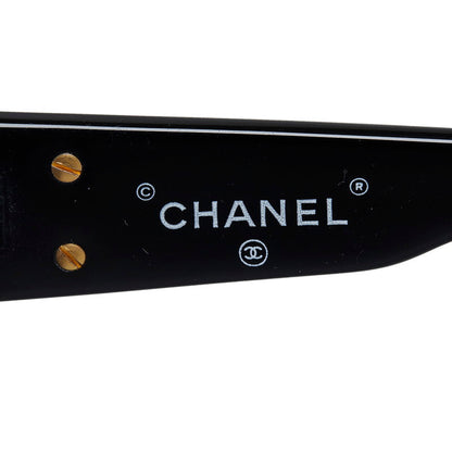 Chanel Vintage Cocomark Boston Gold  un Glasses 0006 Black   Chanel