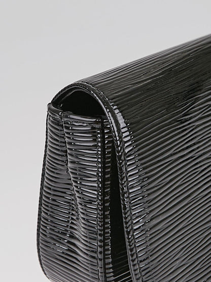 Louis Vuitton Sobe Black Electric EPI Leather Clutch