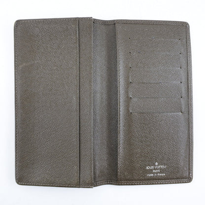 Louis Vuitton Brown Leather Porte carte credit bifold wallet accessories