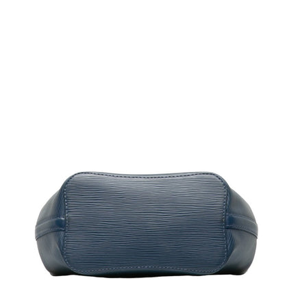 Louis Vuitton Epi Shoulder Bag Leather Blue M58932