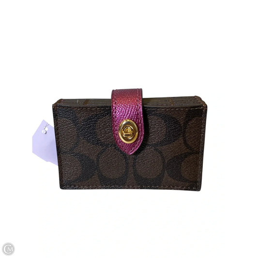 Wallet Designer By Coach, Size: Small