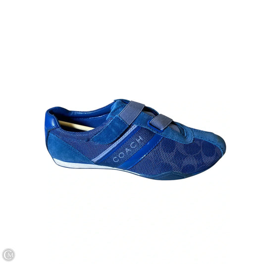 Shoes Designer By Coach In Blue, Size: 8.5