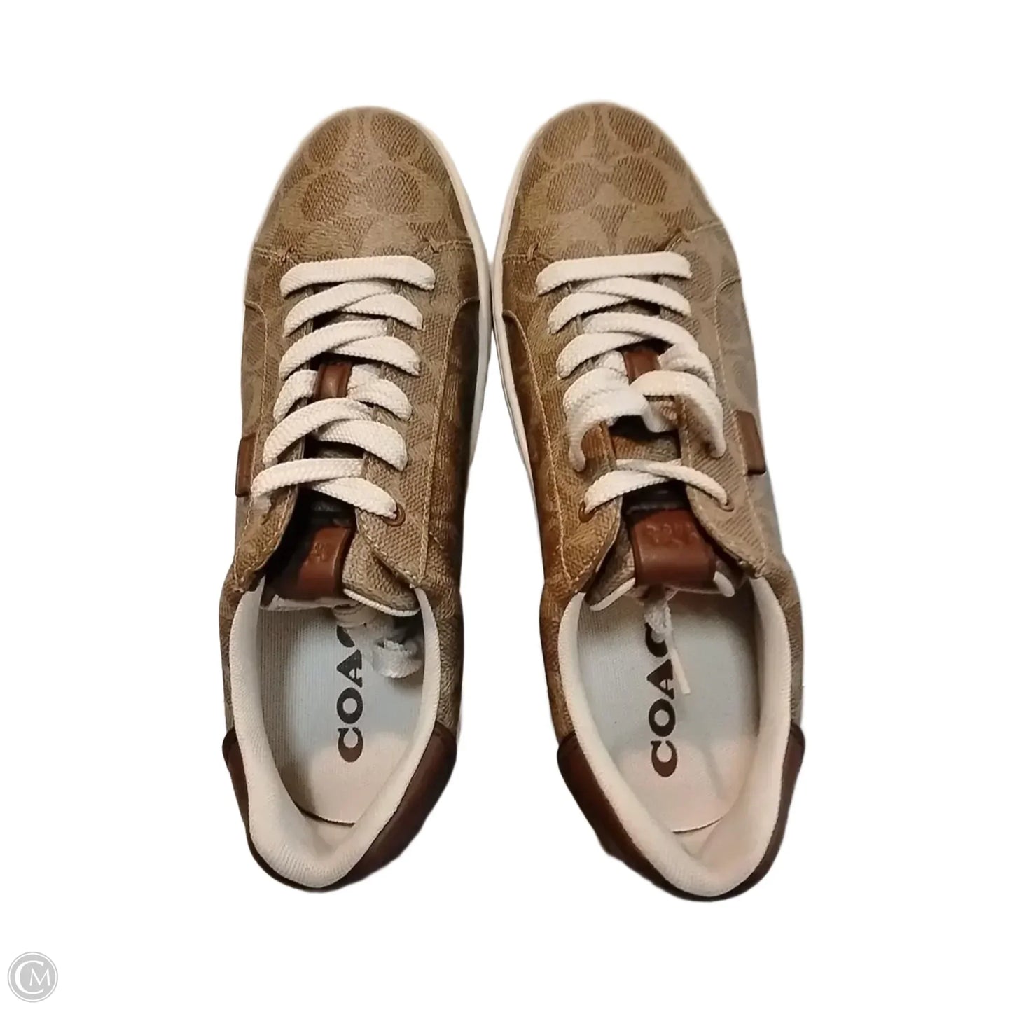 Shoes Sneakers By Coach In Brown, Size: 8