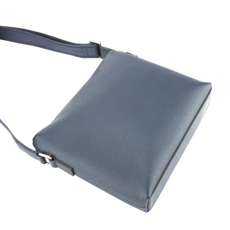 LV Pochette Grigori Cowhide Leather Dark Blue