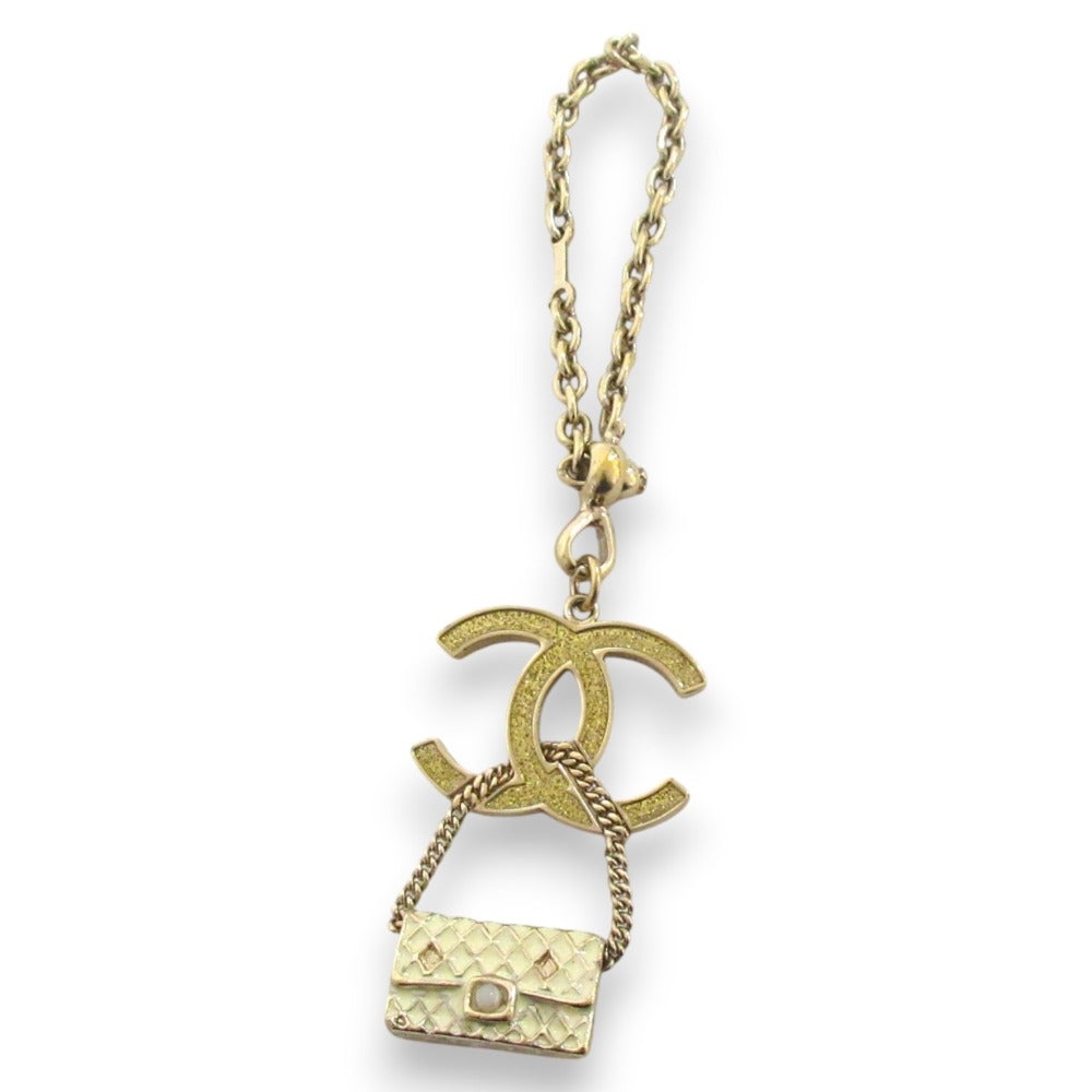 Chanel Coco Mark Matelassé Bag Charm Accessory