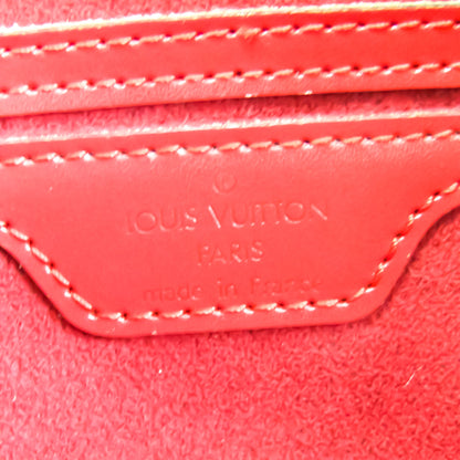 Louis Vuitton Red Leather Soufflot handbag bag