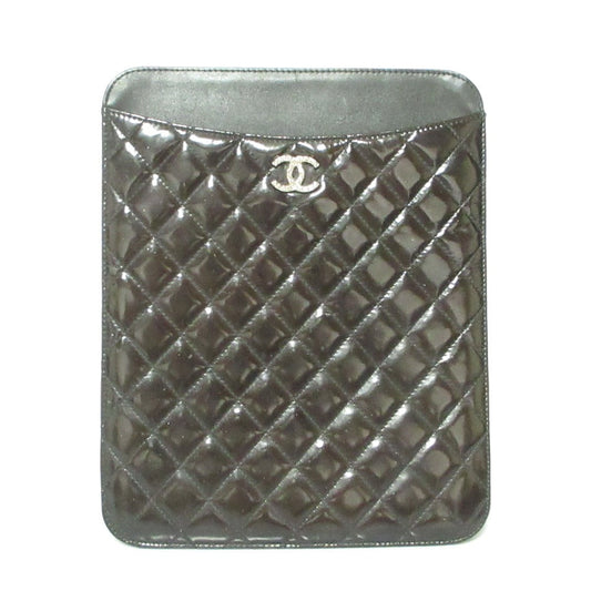 Chanel Matelasse Patent Leather iPad Case