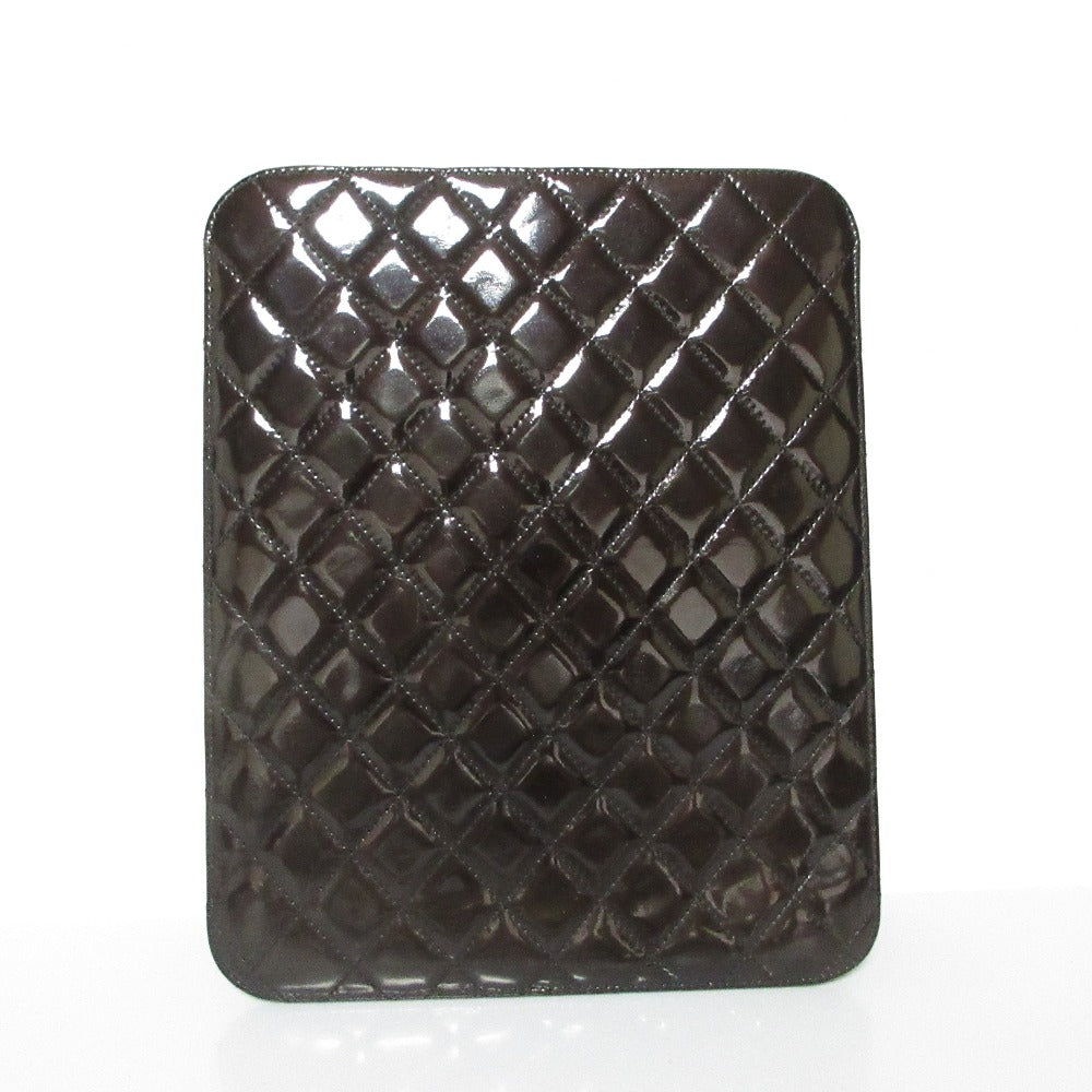 Chanel Matelasse Patent Leather iPad Case