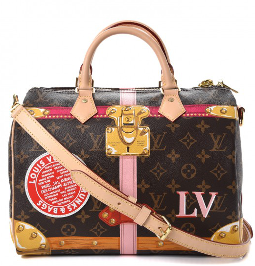 Louis Vuitton Speedy Bandouliere 30 Monogram Tromp L’oeil Screen