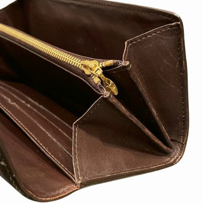 Louis Vuitton Monogram Vernis Amarante  Galle Monogram Vernis Long Bill Wallet (Bi-Fold)