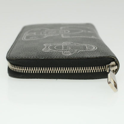 LOUIS VUITTON Damier Graphite Zippy Organizer Wallet Trunk N63182 LV Auth 34100
