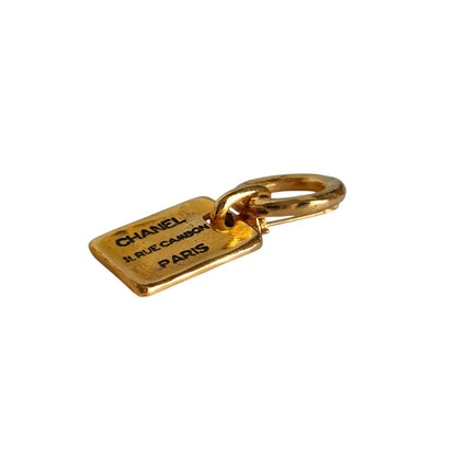 Chanel Cambon Logo Pin Brooch Accessory