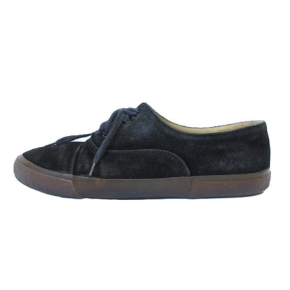 Chanel Coco Mark Suede Lace-up Flat Shoes