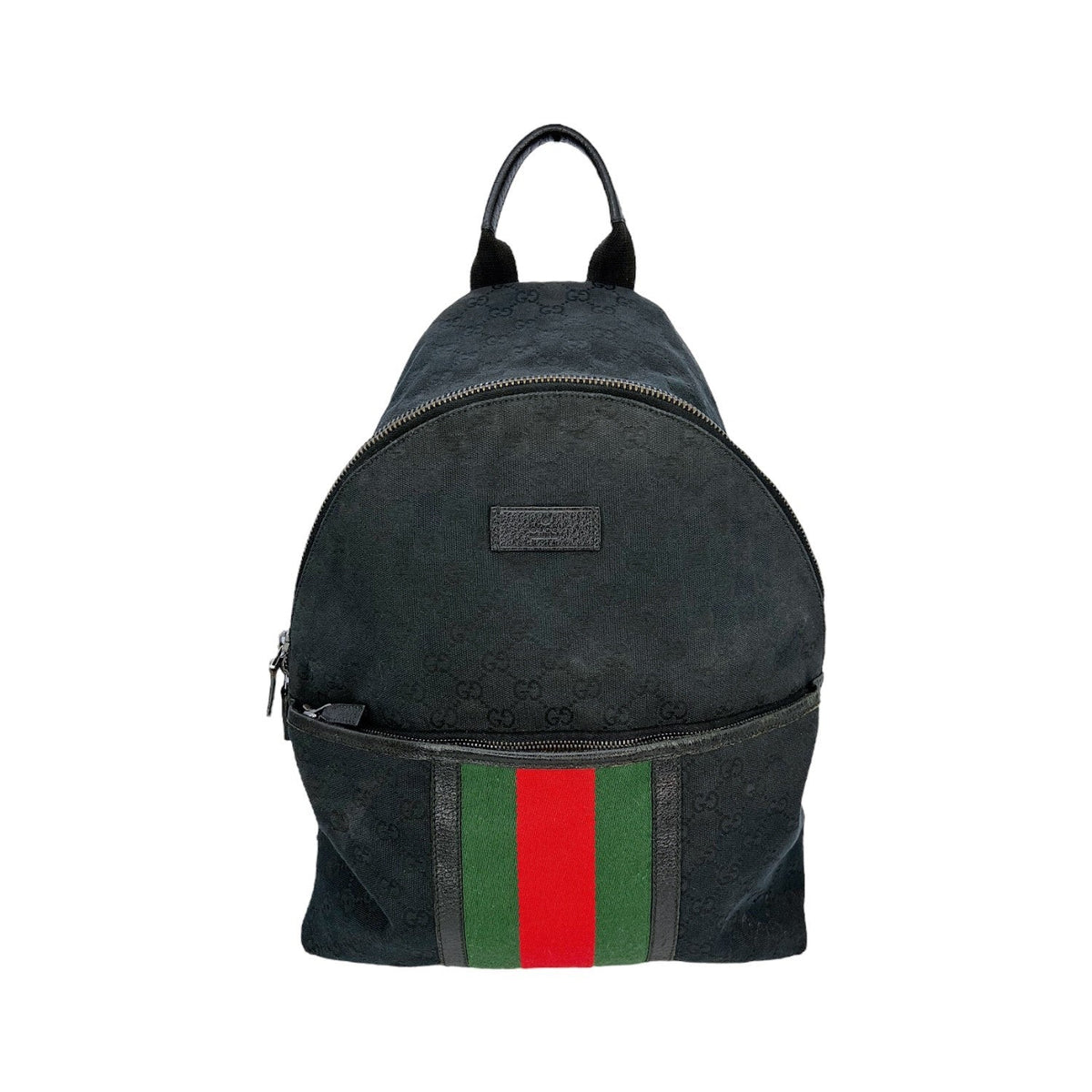 Gucci GG Monogram Web Medium Classic Backpack