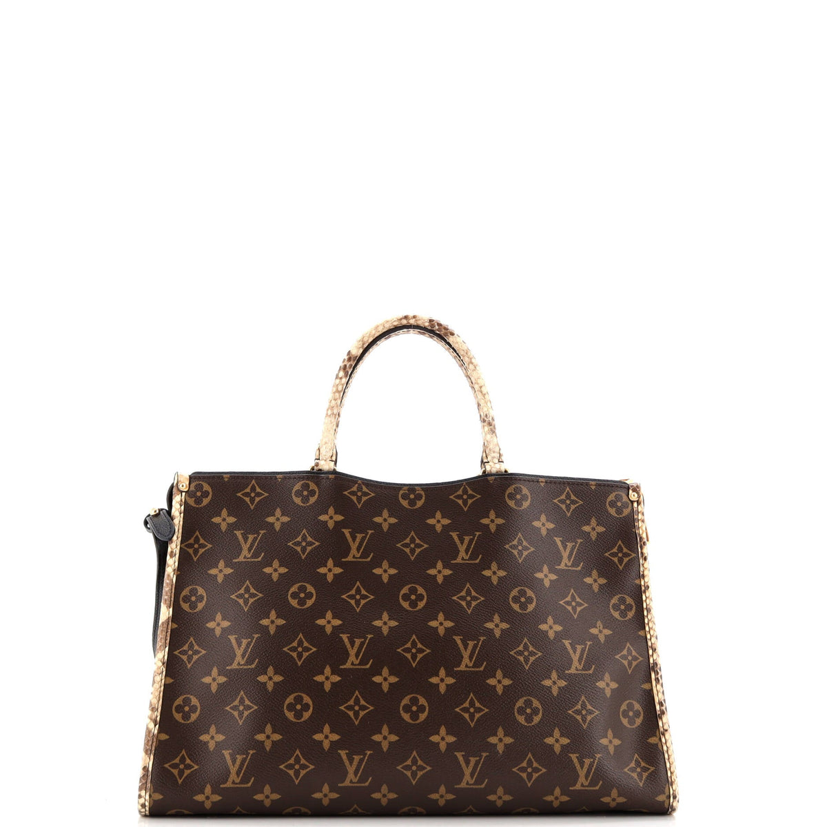 Popincourt NM Handbag Monogram Canvas with Python MM