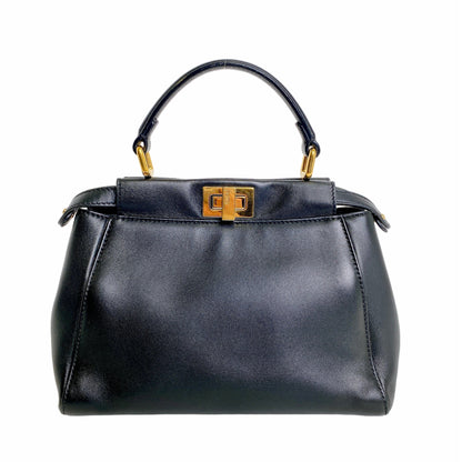 FENDI PEEKABOO MINI IN BLACK