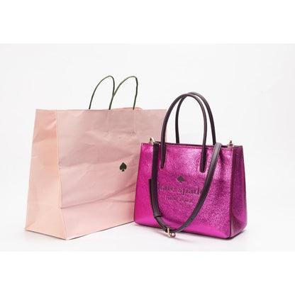 Kate Spade Trista Crinkle Patent Shopper bag