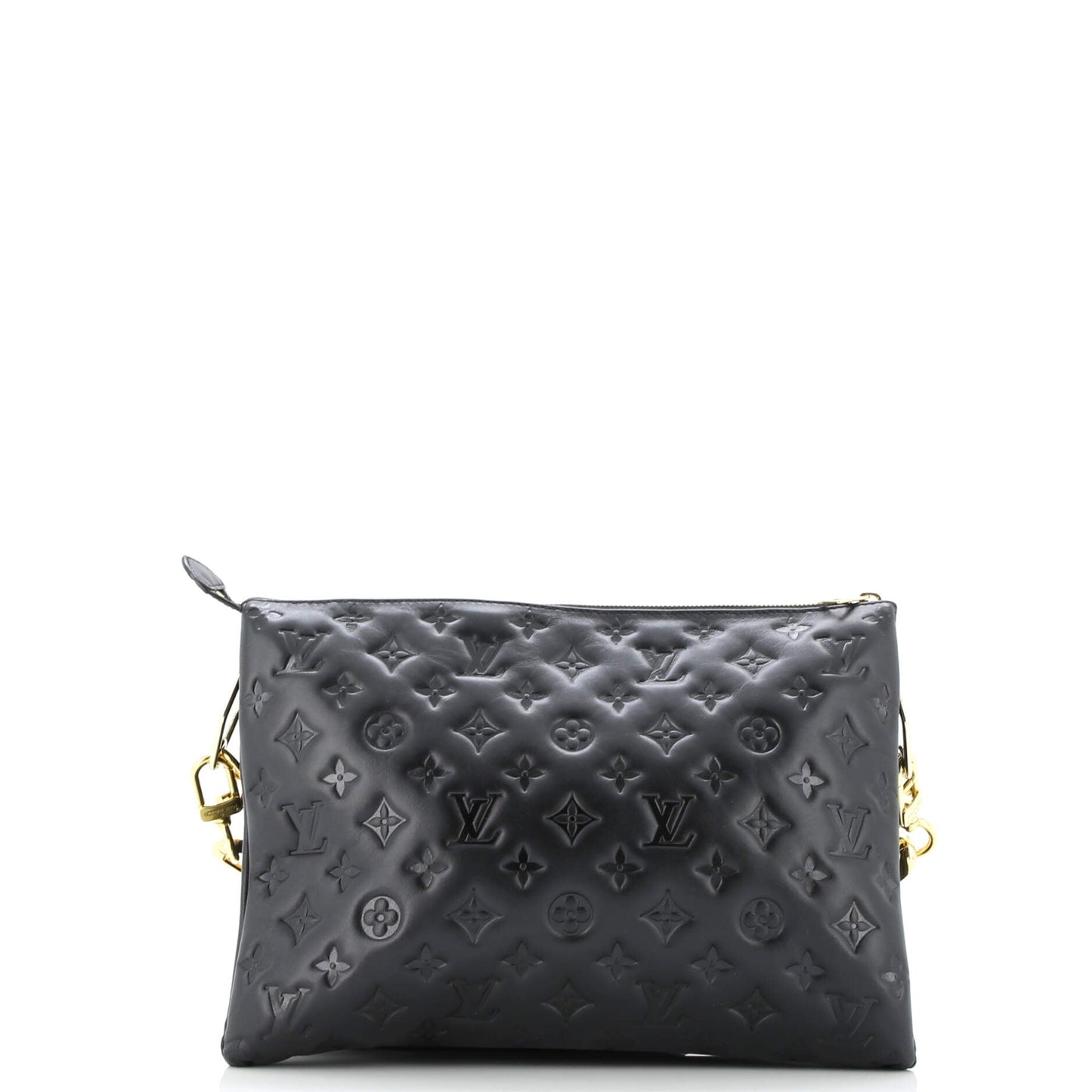 Coussin Bag Monogram Embossed Lambskin MM