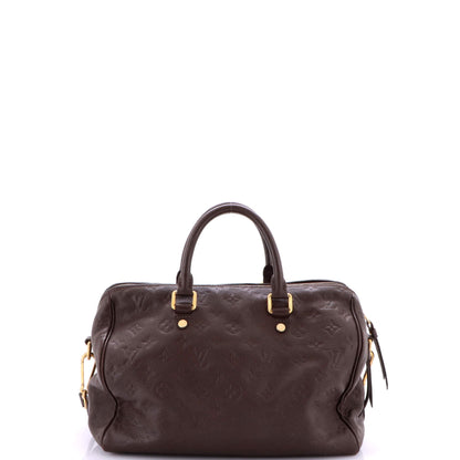 Speedy Bandouliere Bag Monogram Empreinte Leather 30