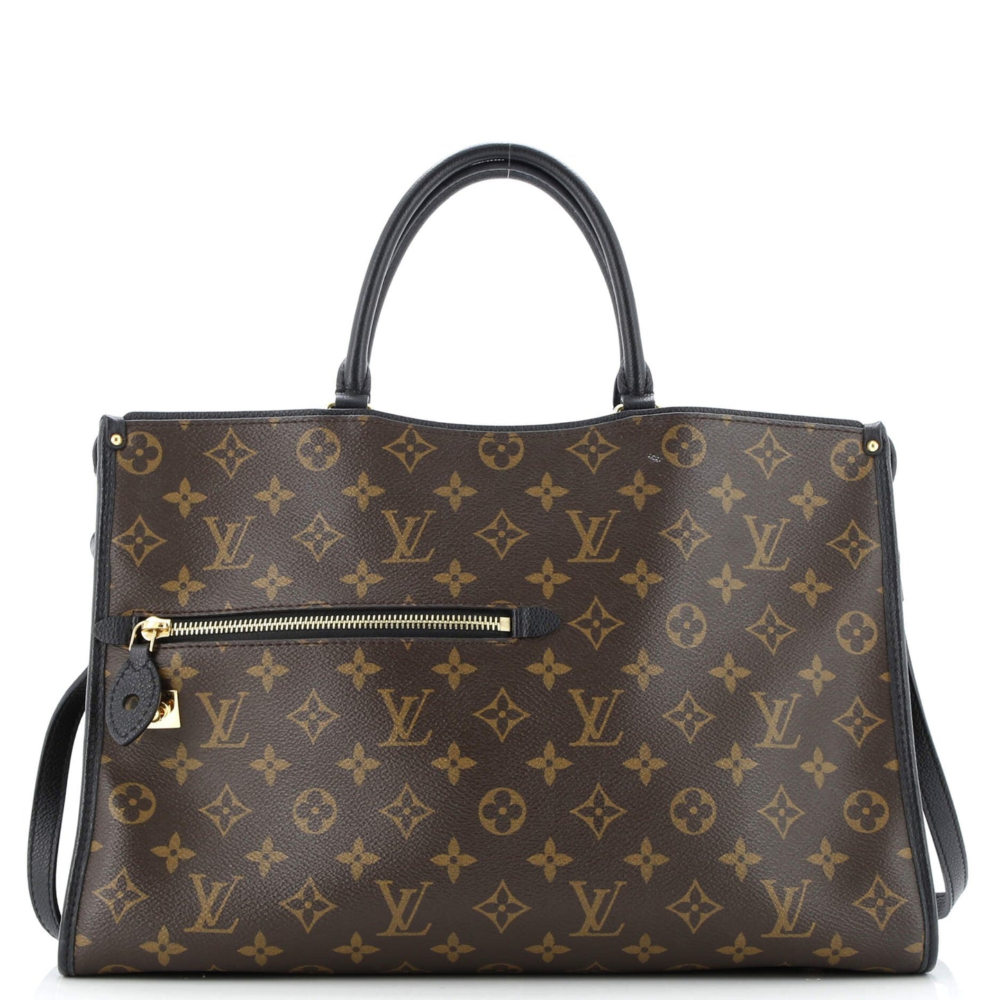 Popincourt NM Handbag Monogram Canvas with Leather MM