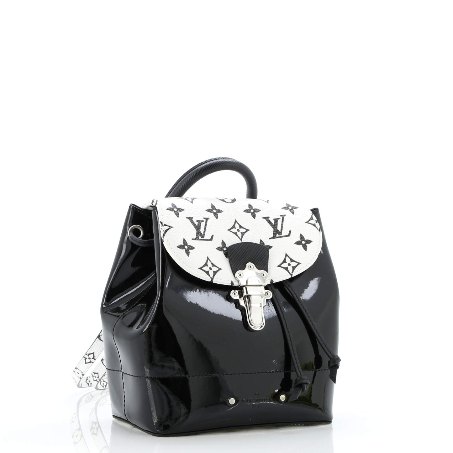 Hot Springs Backpack Vernis with Monogram Canvas