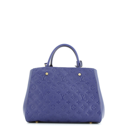 Montaigne Handbag Monogram Empreinte Leather MM
